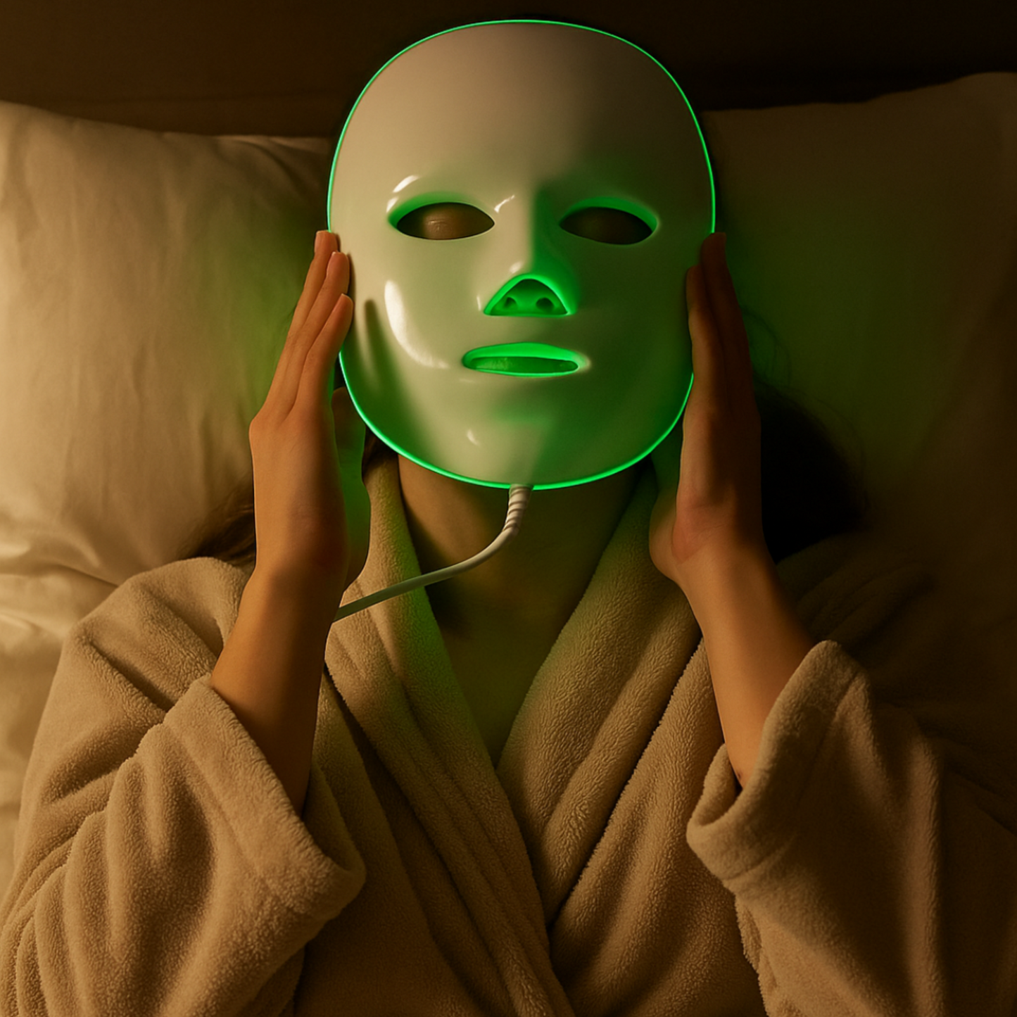 7-Color LED Light Therapy Mask – Facial & Neck Rejuvenation Device