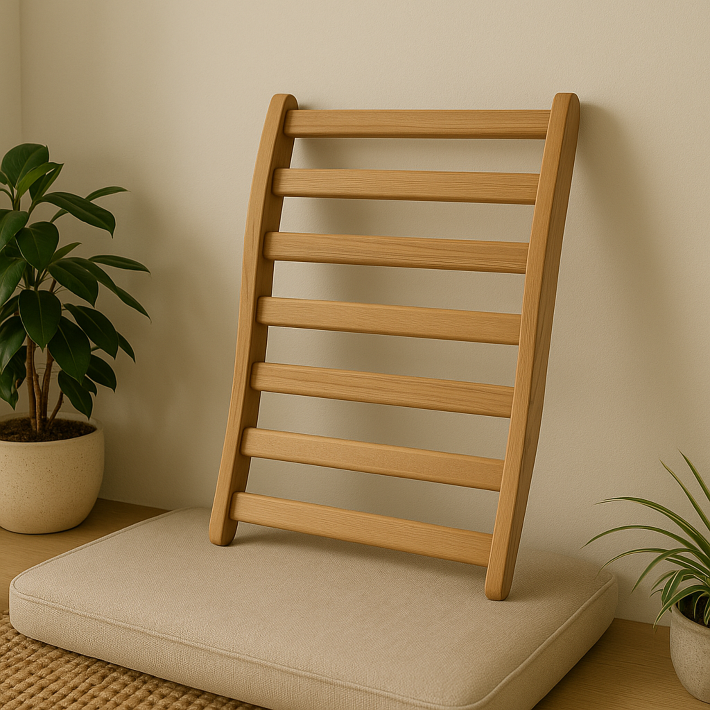 S-Shape Sauna Backrest – Zenvive Woodura