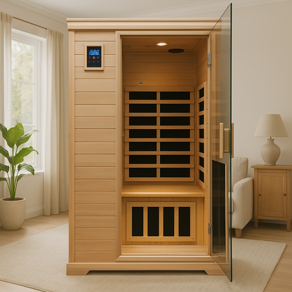 Hemlock Two Person Infrared Sauna – Zenvive Opal