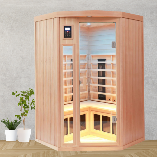 Zenvive Serenity – Hemlock Pentagonal Indoor Infrared Sauna