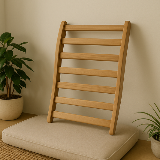 S-Shape Sauna Backrest – Zenvive Woodura