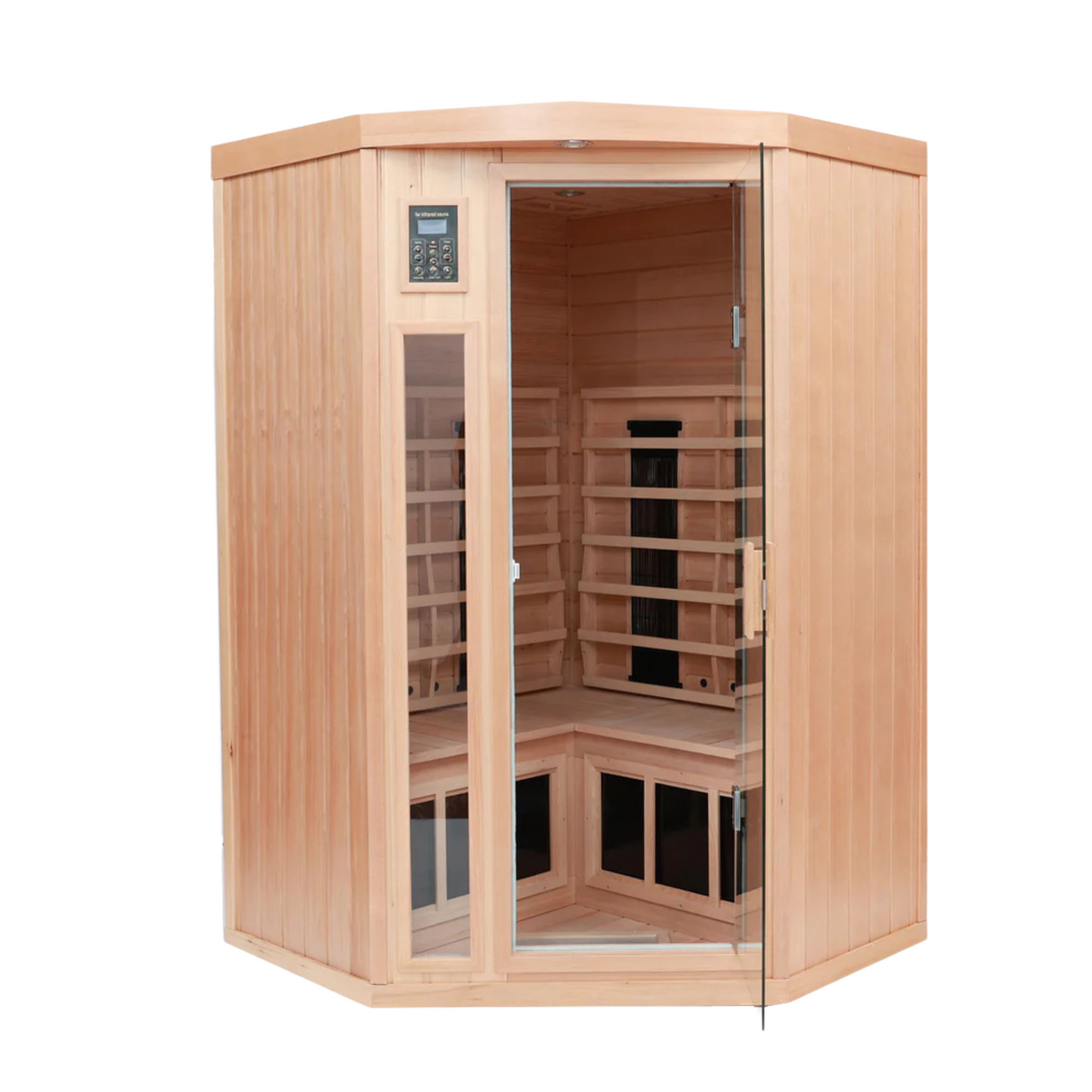 Hemlock Pentagonal Indoor Infrared Sauna – Zenvive Serenity