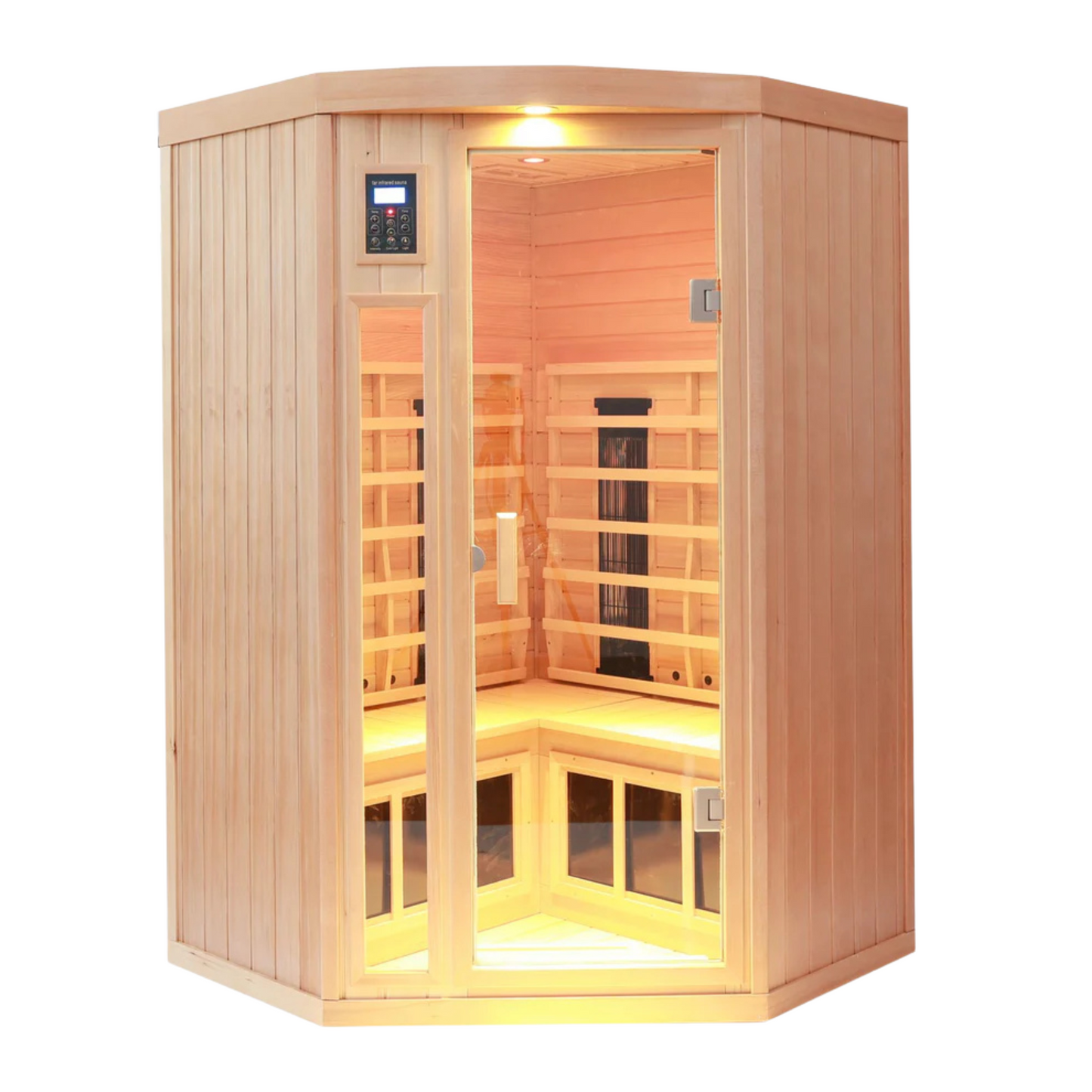 Hemlock Pentagonal Indoor Infrared Sauna – Zenvive Serenity